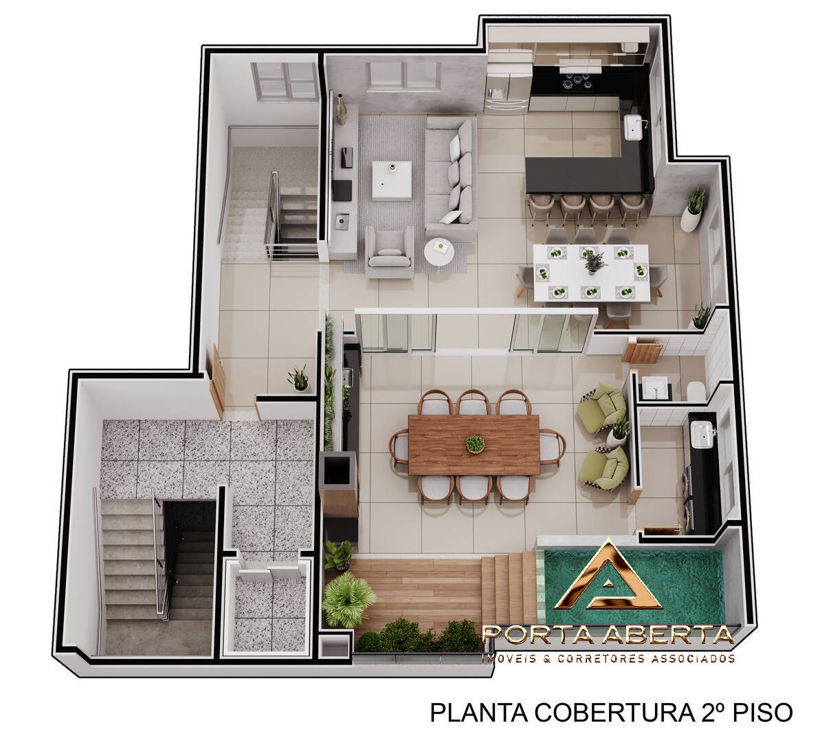 Apartamento à venda com 3 quartos, 210m² - Foto 2