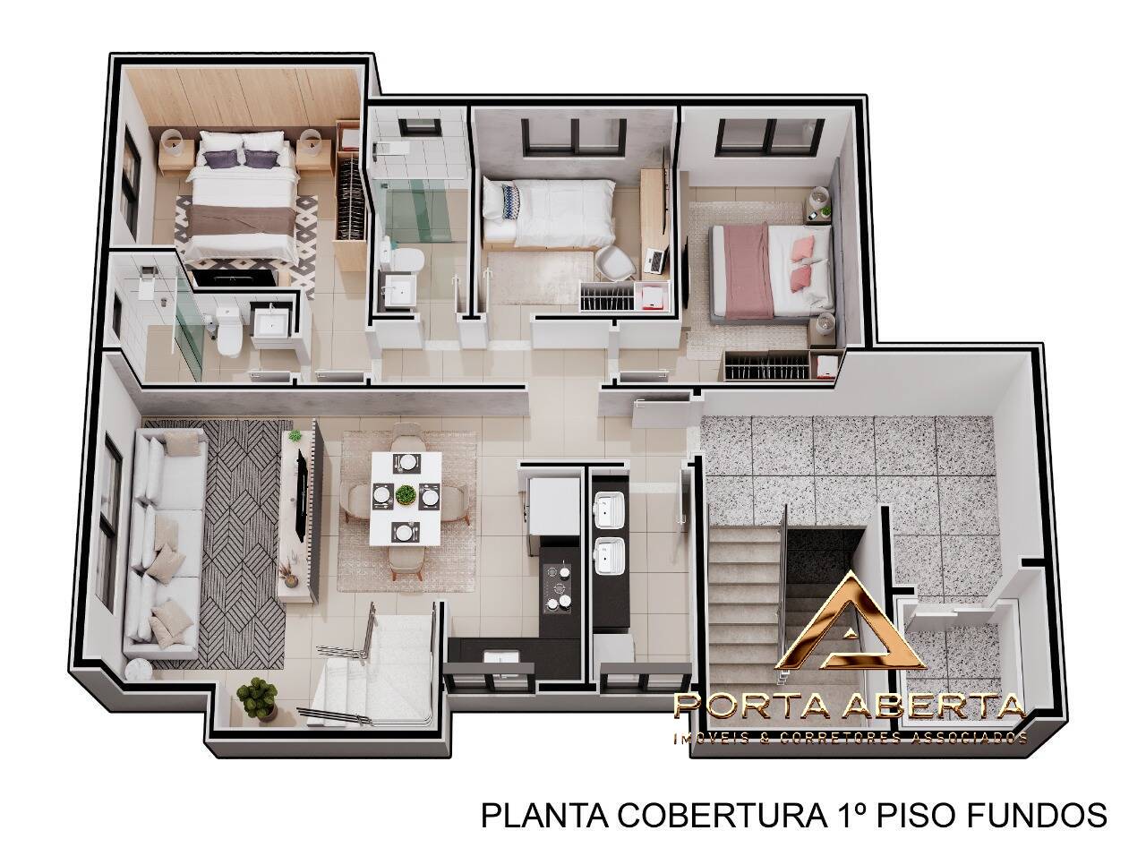 Apartamento à venda com 3 quartos, 160m² - Foto 2