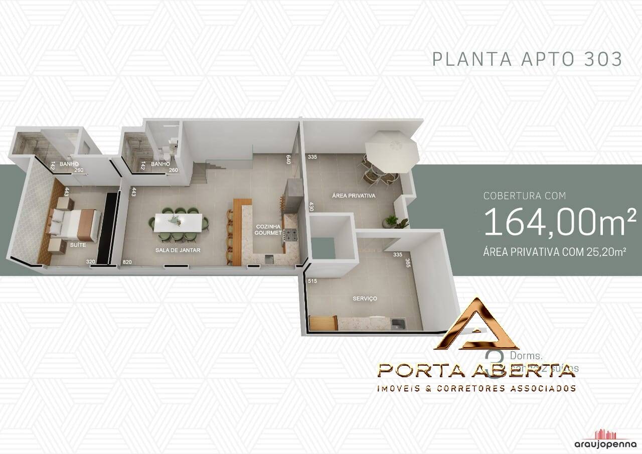 Apartamento à venda com 2 quartos, 146m² - Foto 5