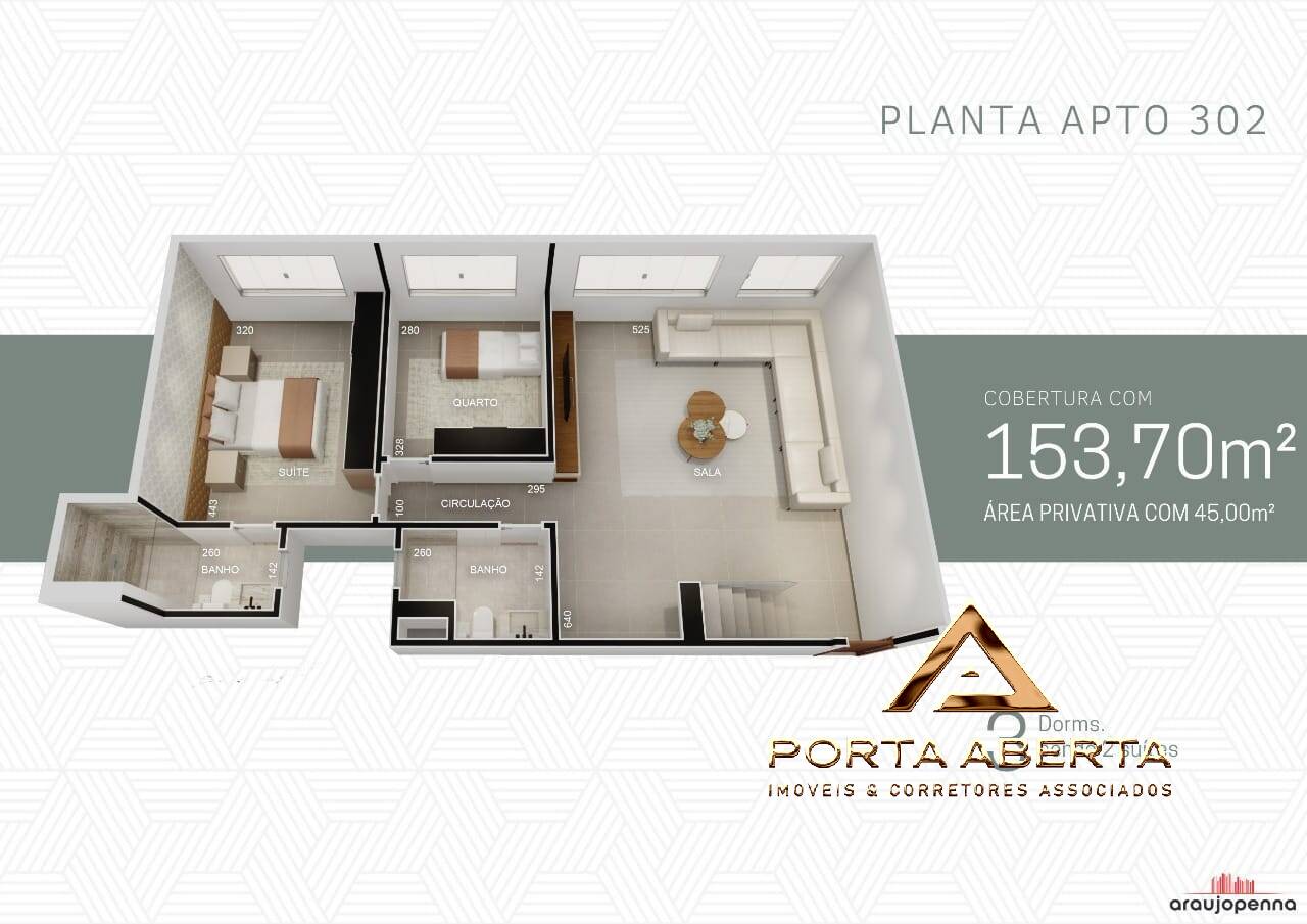 Apartamento à venda com 2 quartos, 146m² - Foto 6