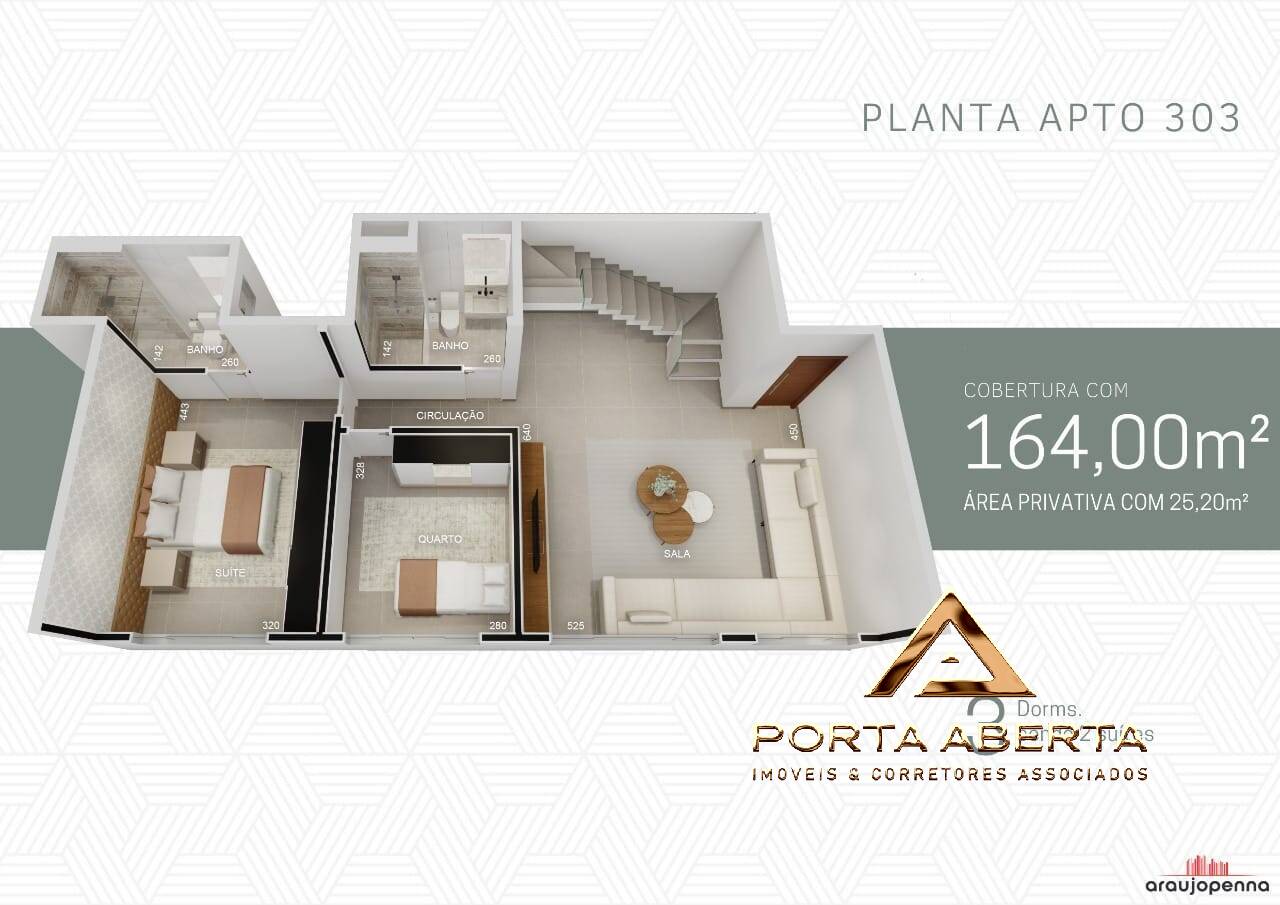 Apartamento à venda com 2 quartos, 146m² - Foto 9