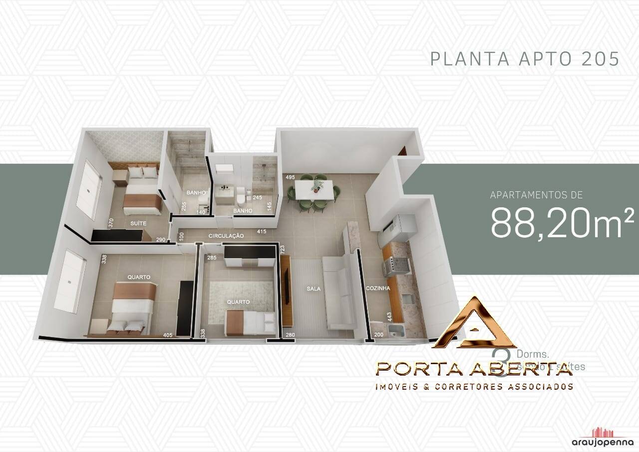 Apartamento à venda com 2 quartos, 146m² - Foto 11