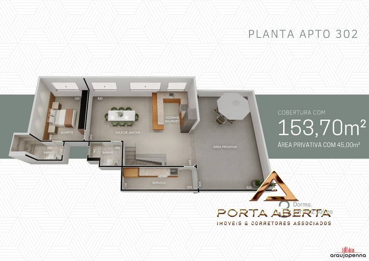 Apartamento à venda com 2 quartos, 146m² - Foto 12