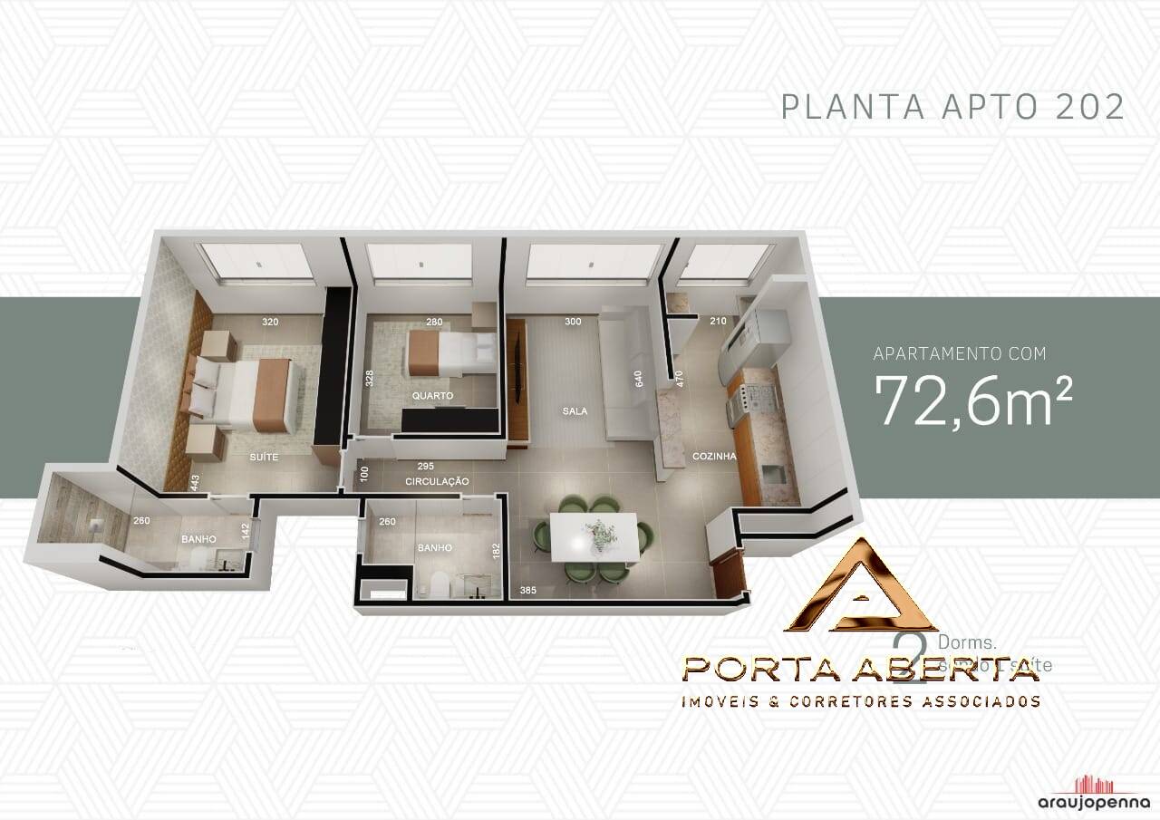 Apartamento à venda com 2 quartos, 146m² - Foto 14