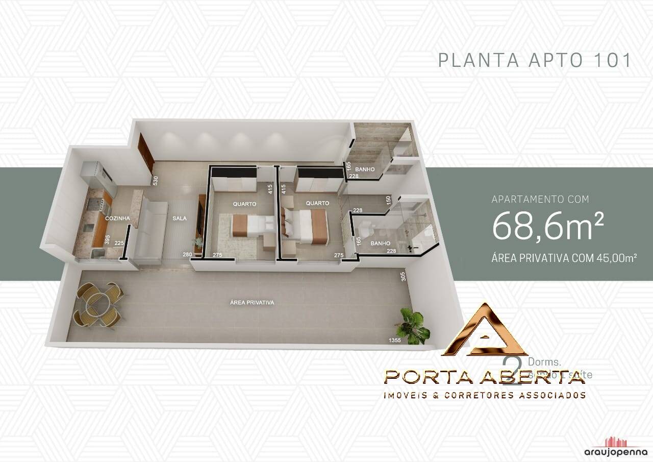 Apartamento à venda com 2 quartos, 146m² - Foto 17