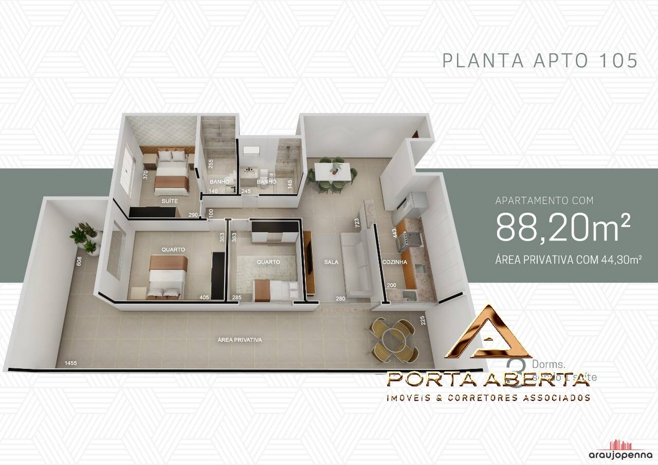 Apartamento à venda com 2 quartos, 146m² - Foto 19