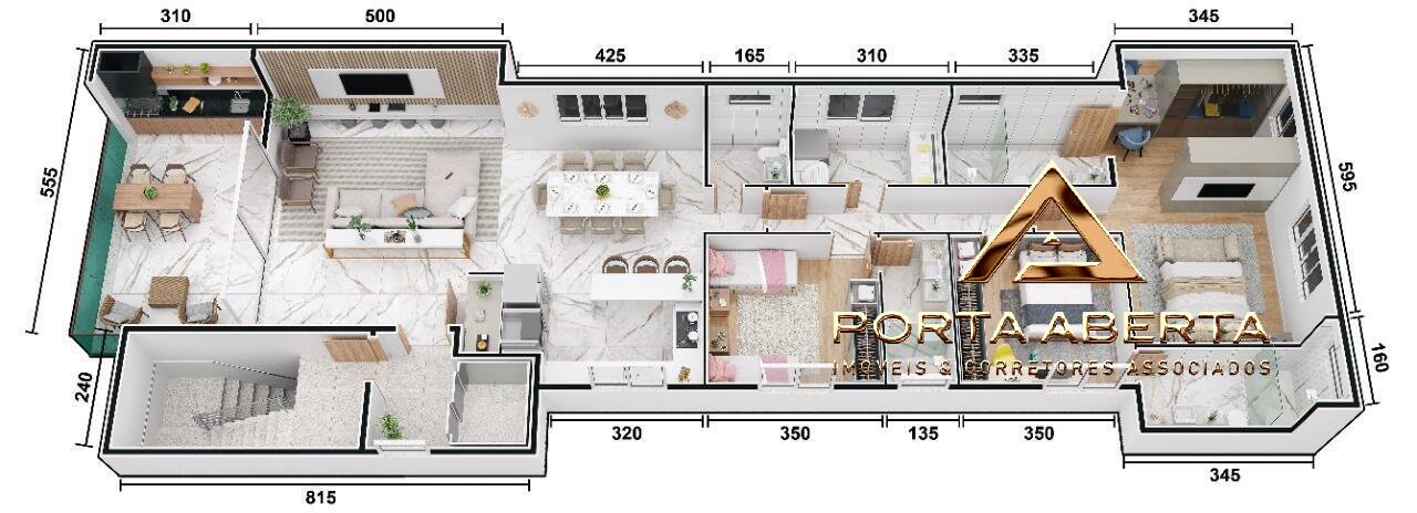 Apartamento à venda com 3 quartos, 160m² - Foto 3