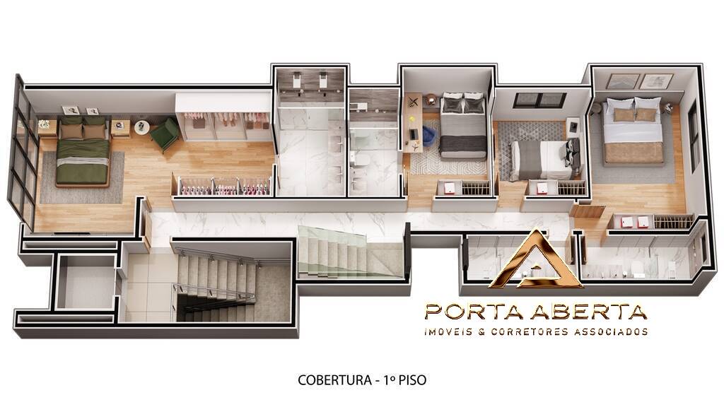 Apartamento à venda com 3 quartos, 107m² - Foto 3