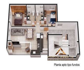 Apartamento à venda com 3 quartos, 68m² - Foto 7