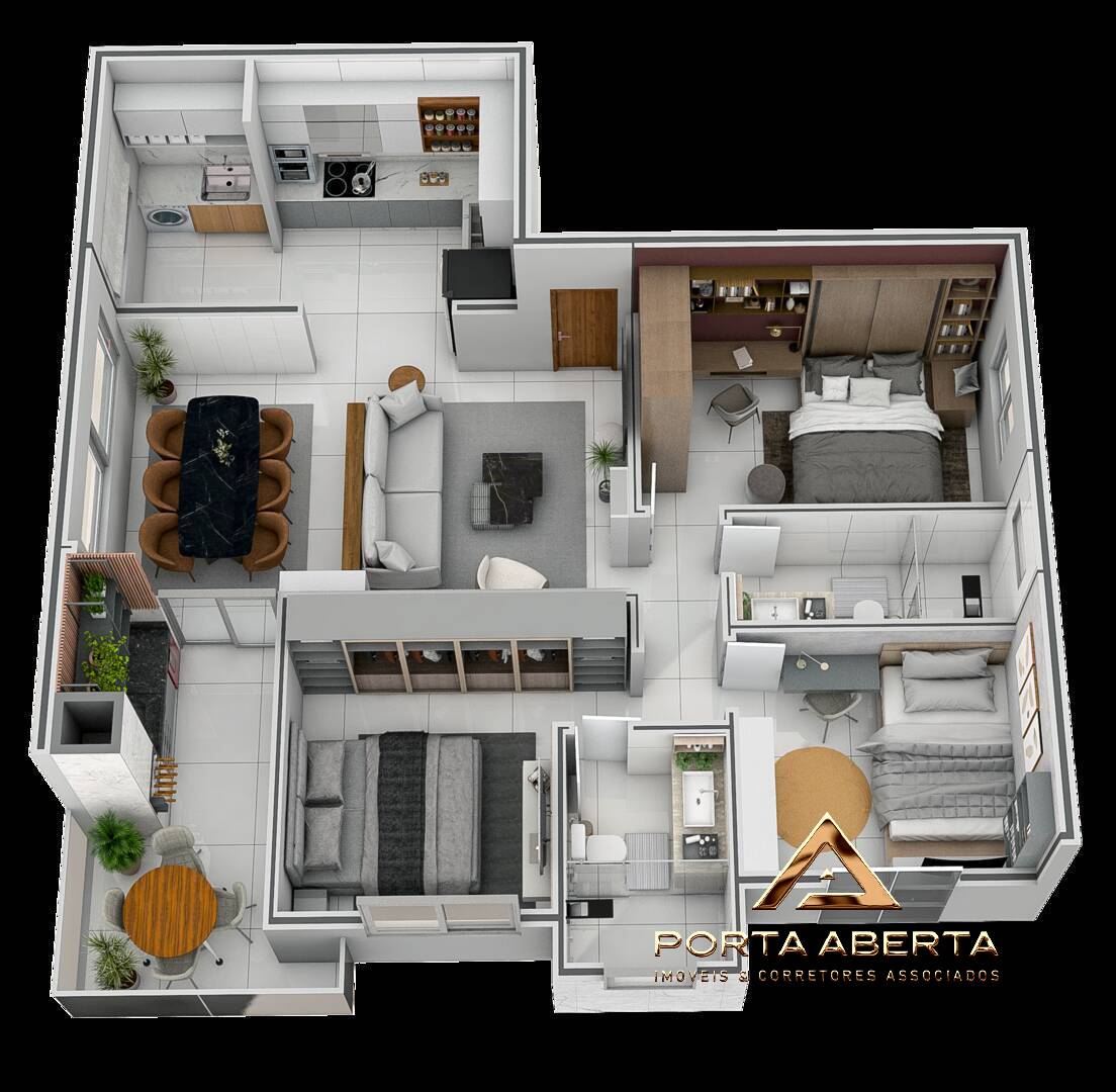 Apartamento à venda com 3 quartos, 90m² - Foto 4