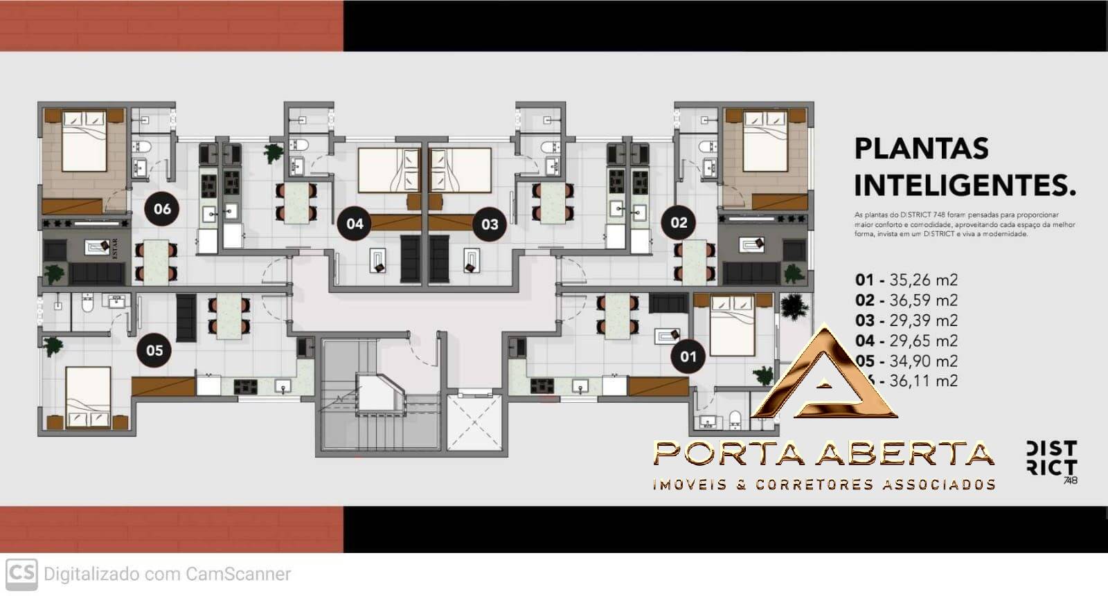 Apartamento à venda com 1 quarto, 36m² - Foto 6