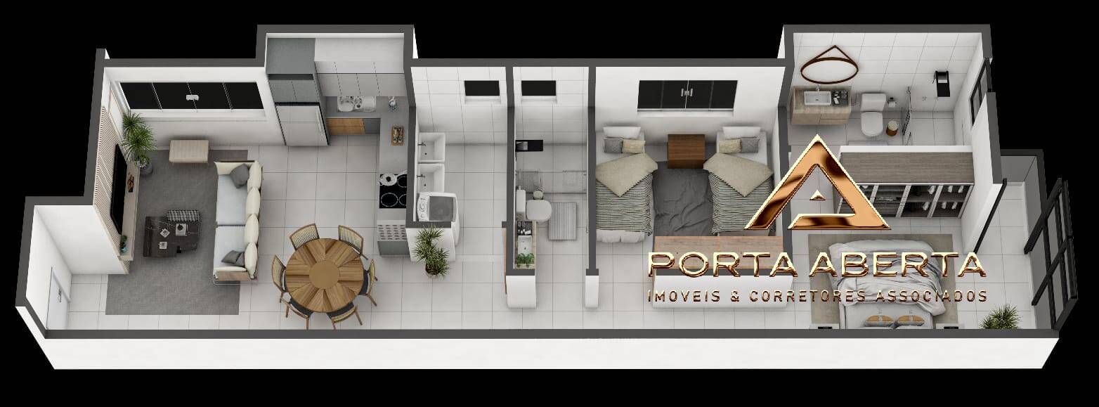 Apartamento à venda com 3 quartos, 93m² - Foto 2