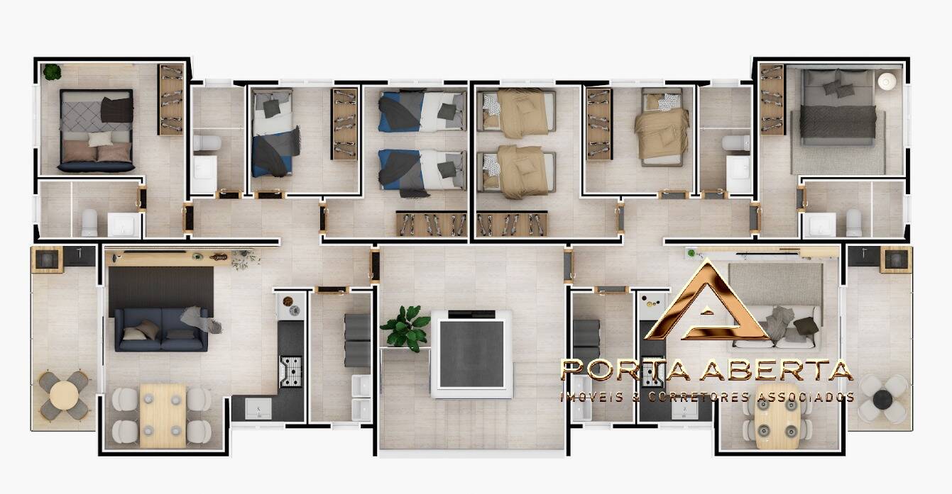 Apartamento à venda com 3 quartos, 77m² - Foto 2