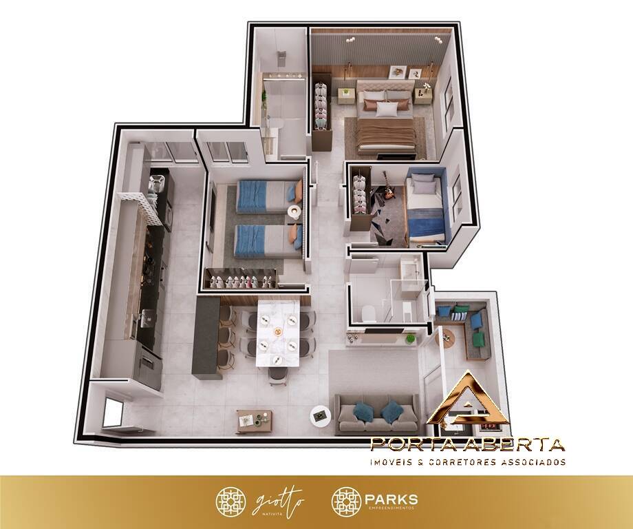 Apartamento à venda com 3 quartos, 83m² - Foto 29